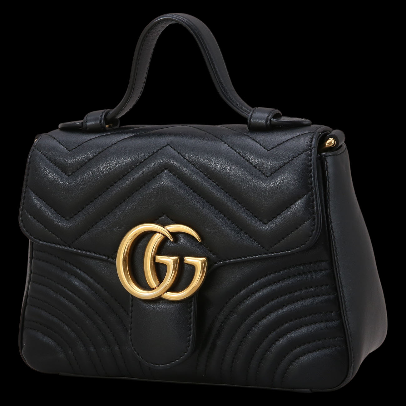 GUCCI(USED)구찌 547260 GG마몽 마틀라세 미니 탑 핸들백