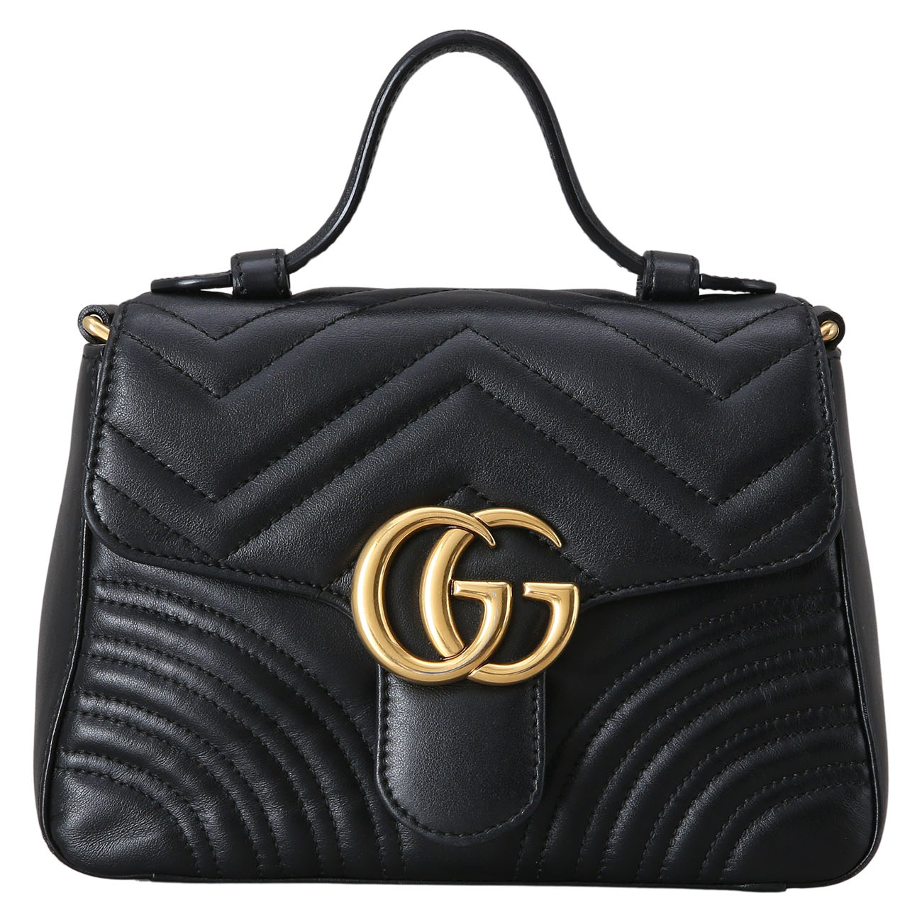 GUCCI(USED)구찌 547260 GG마몽 마틀라세 미니 탑 핸들백