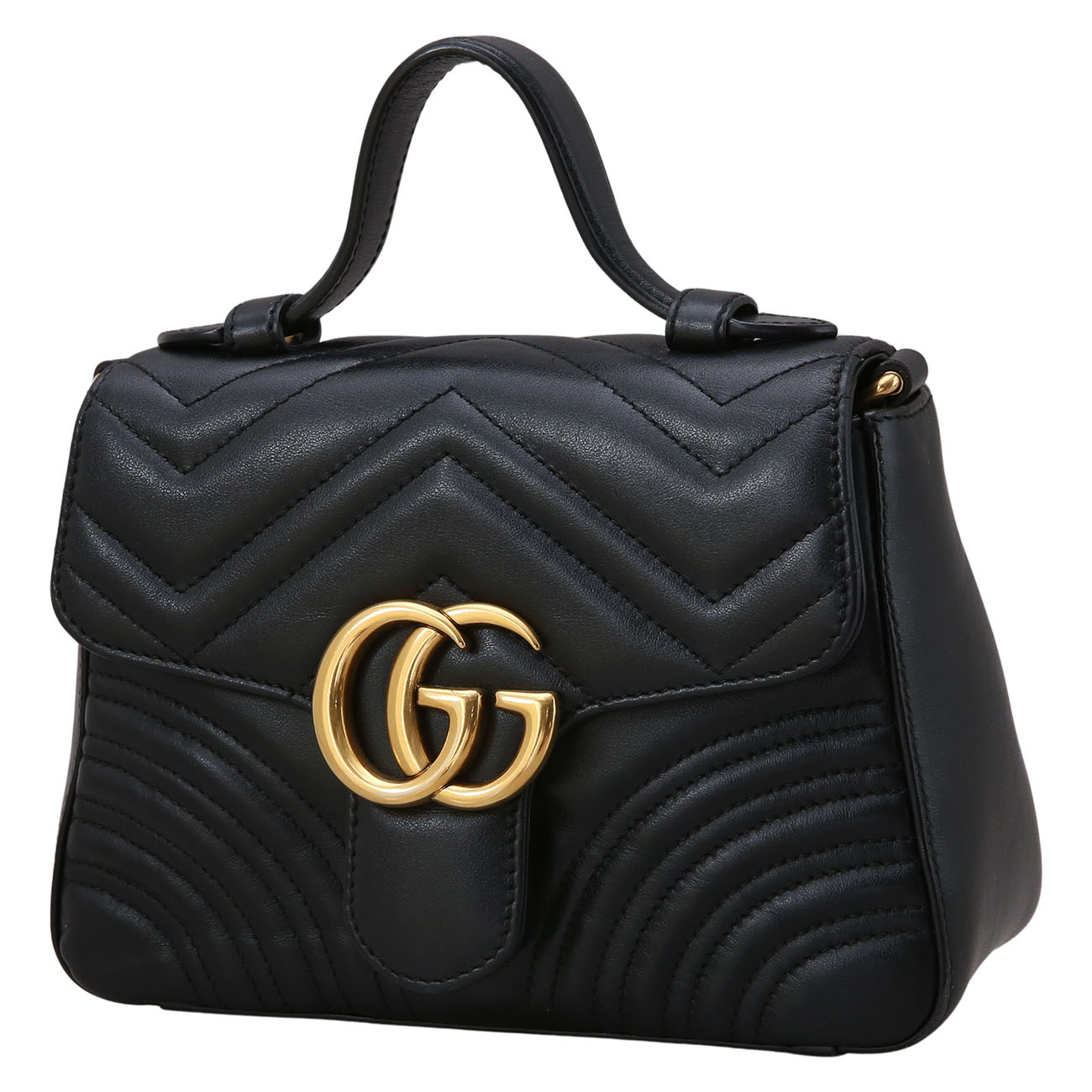 GUCCI(USED)구찌 547260 GG마몽 마틀라세 미니 탑 핸들백