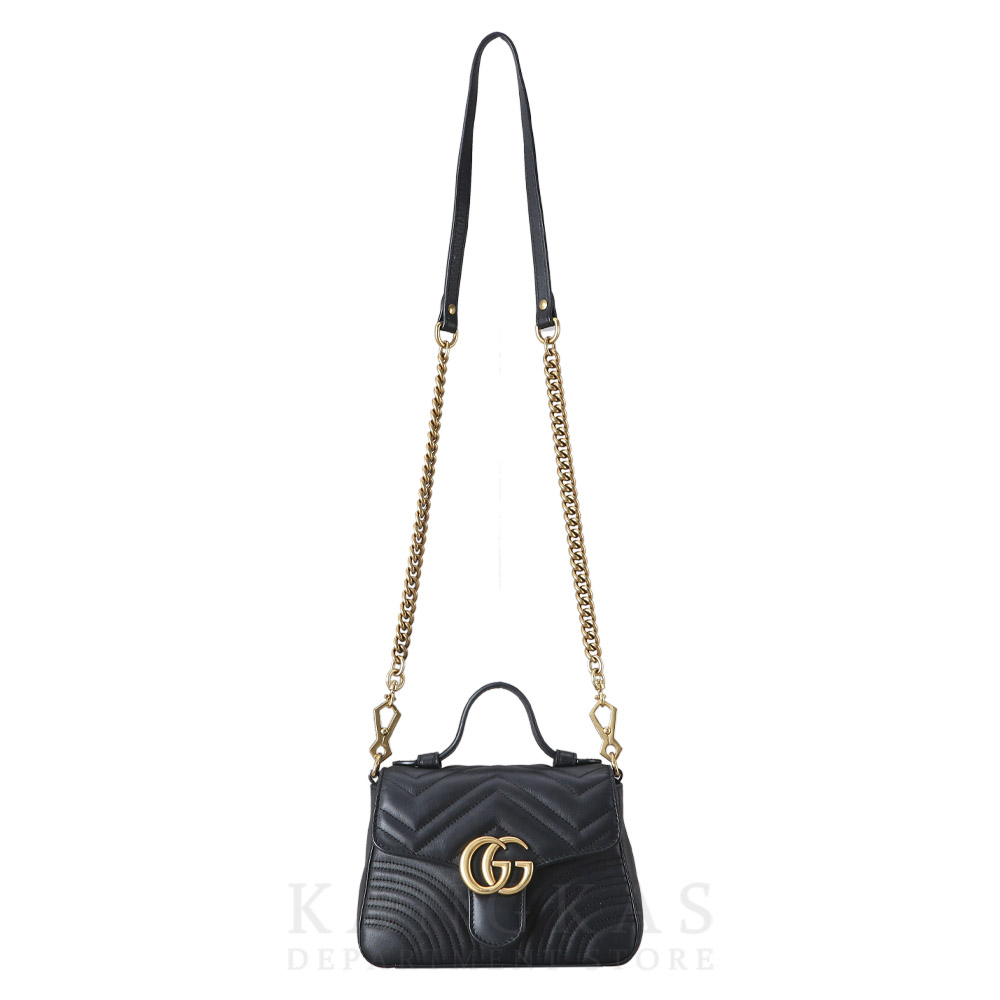 GUCCI(USED)구찌 547260 GG마몽 마틀라세 미니 탑 핸들백