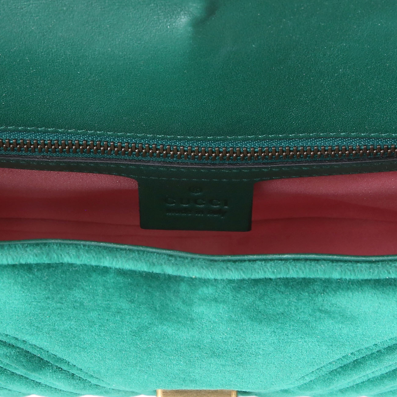 GUCCI(USED)구찌 443497 스웨이드 GG마몽 마틀라세 스몰 체인 백