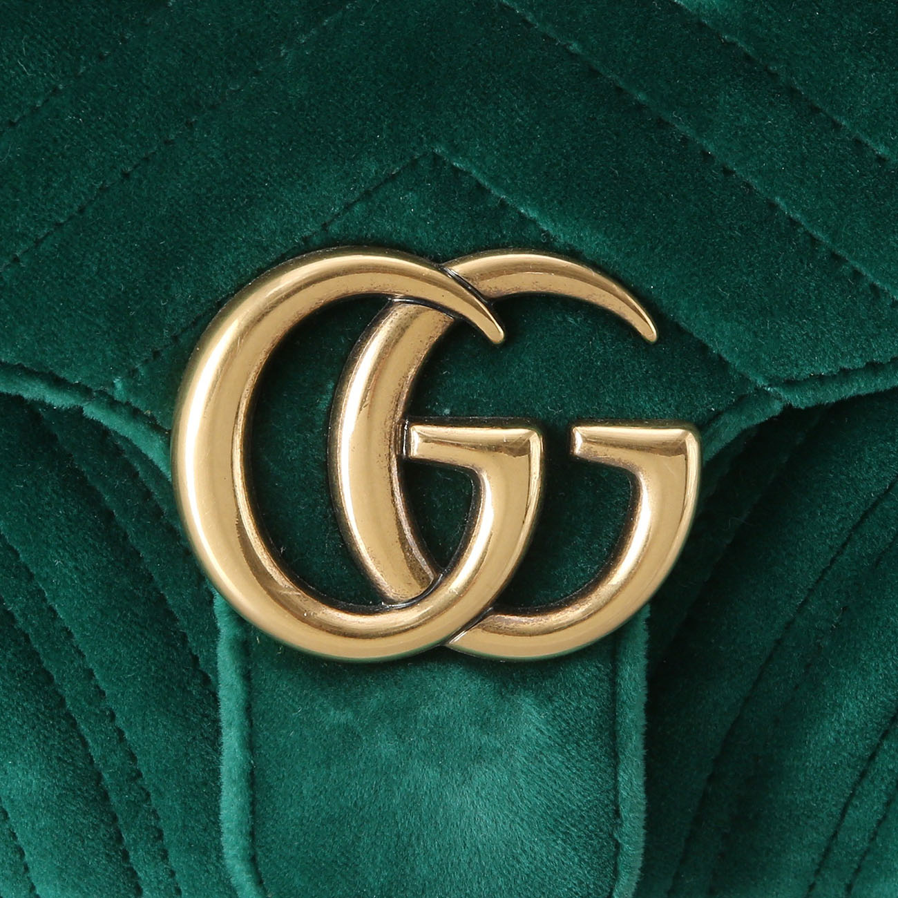 GUCCI(USED)구찌 443497 스웨이드 GG마몽 마틀라세 스몰 체인 백