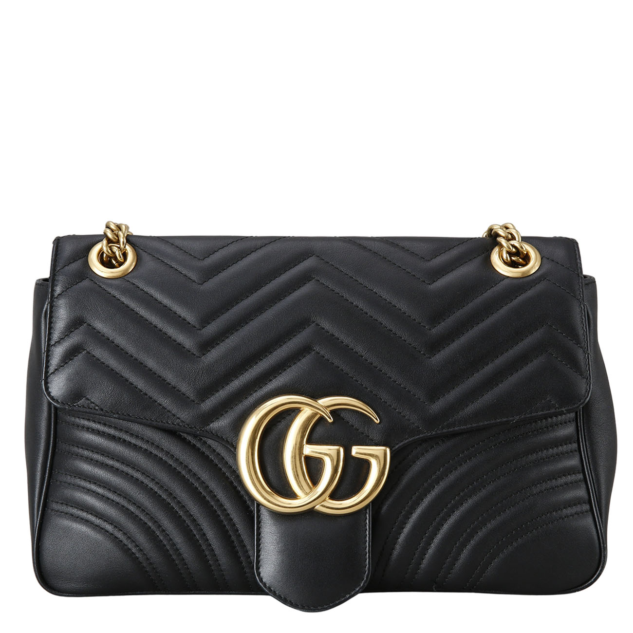 GUCCI(USED)구찌 443496 GG마몽 마틀라세 미디움 체인 백