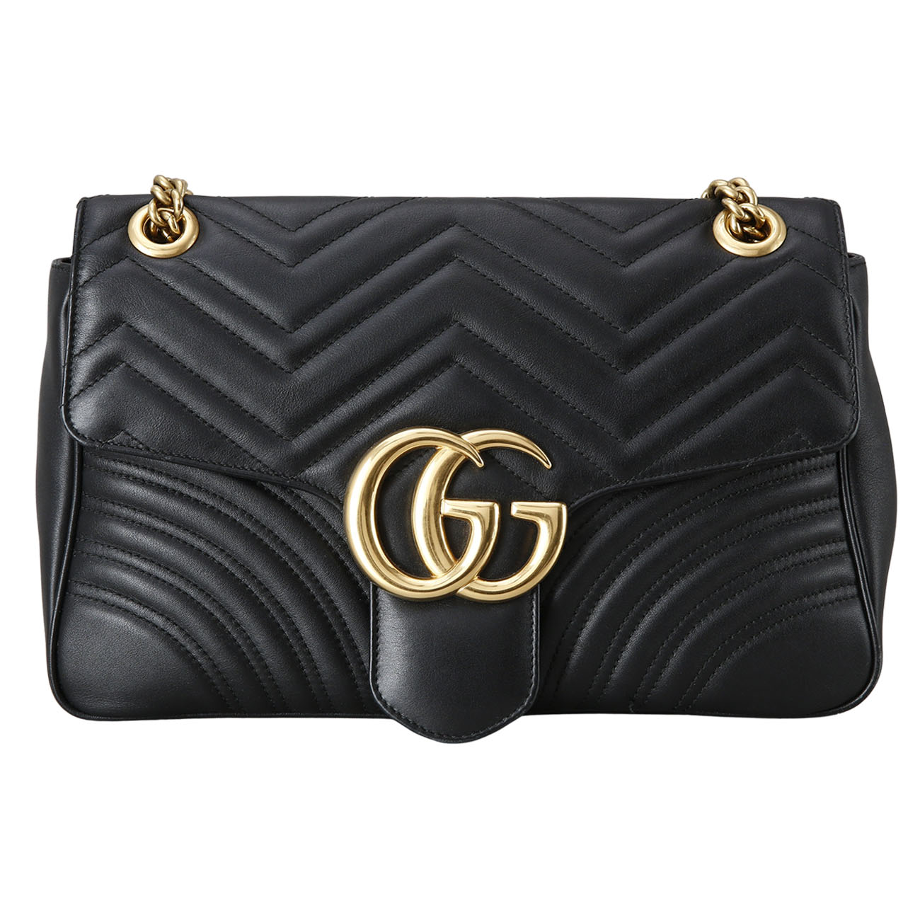 GUCCI(USED)구찌 443496 GG마몽 마틀라세 미디움 체인 백