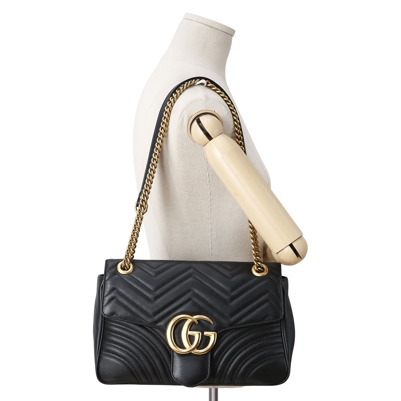 GUCCI(USED)구찌 443496 GG마몽 마틀라세 미디움 체인 백