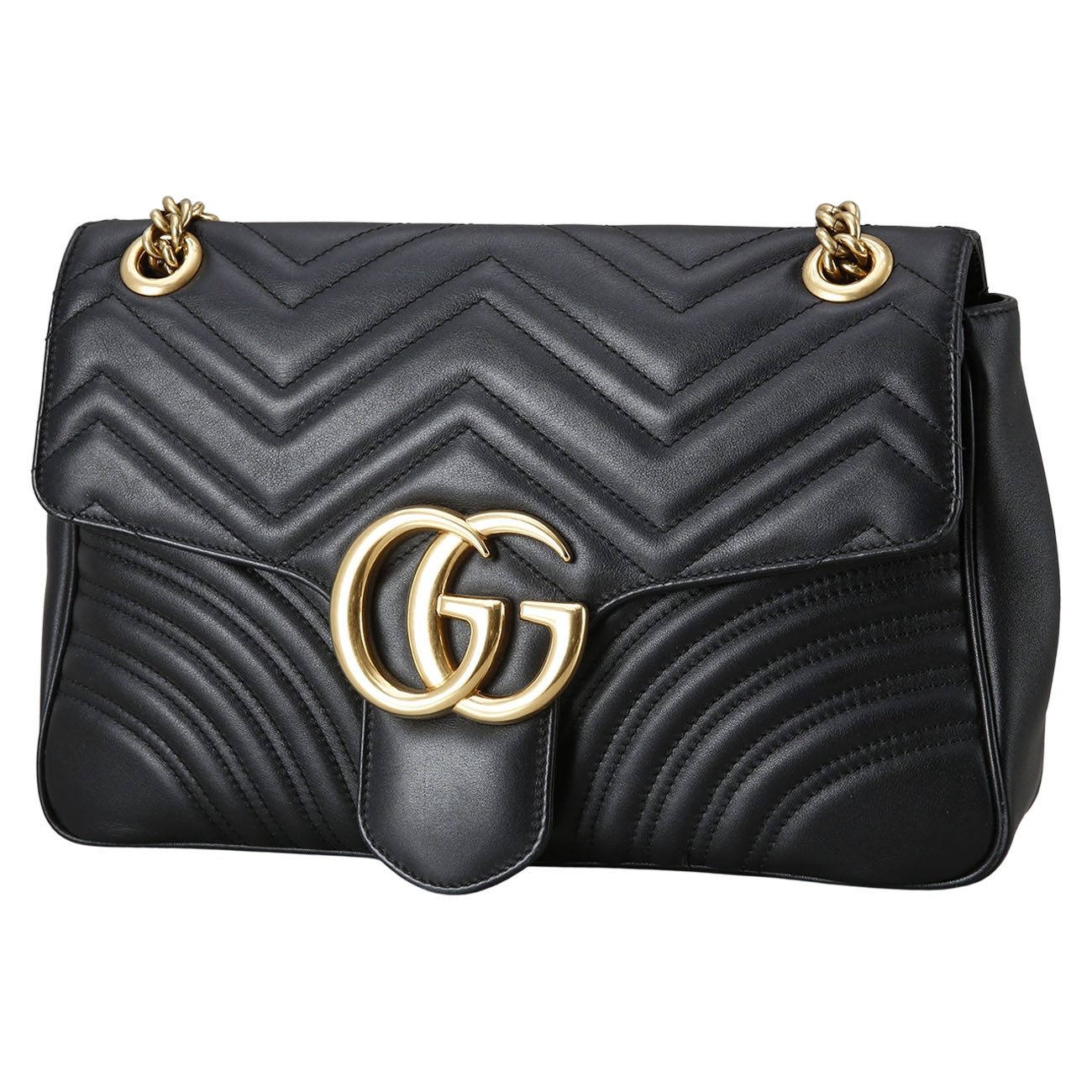 GUCCI(USED)구찌 443496 GG마몽 마틀라세 미디움 체인 백