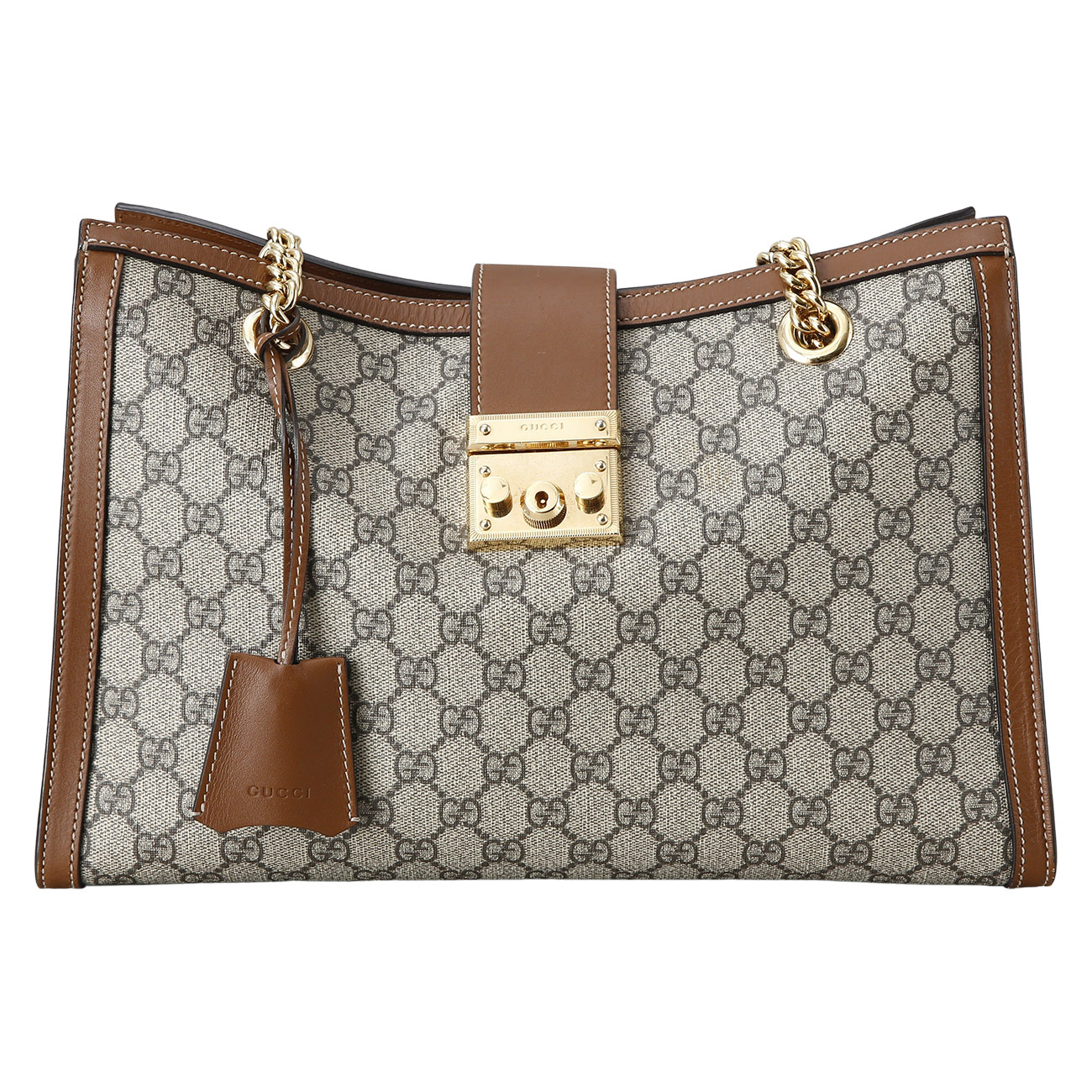 GUCCI(USED)구찌 479197 패드락 미디엄 GG 숄더백