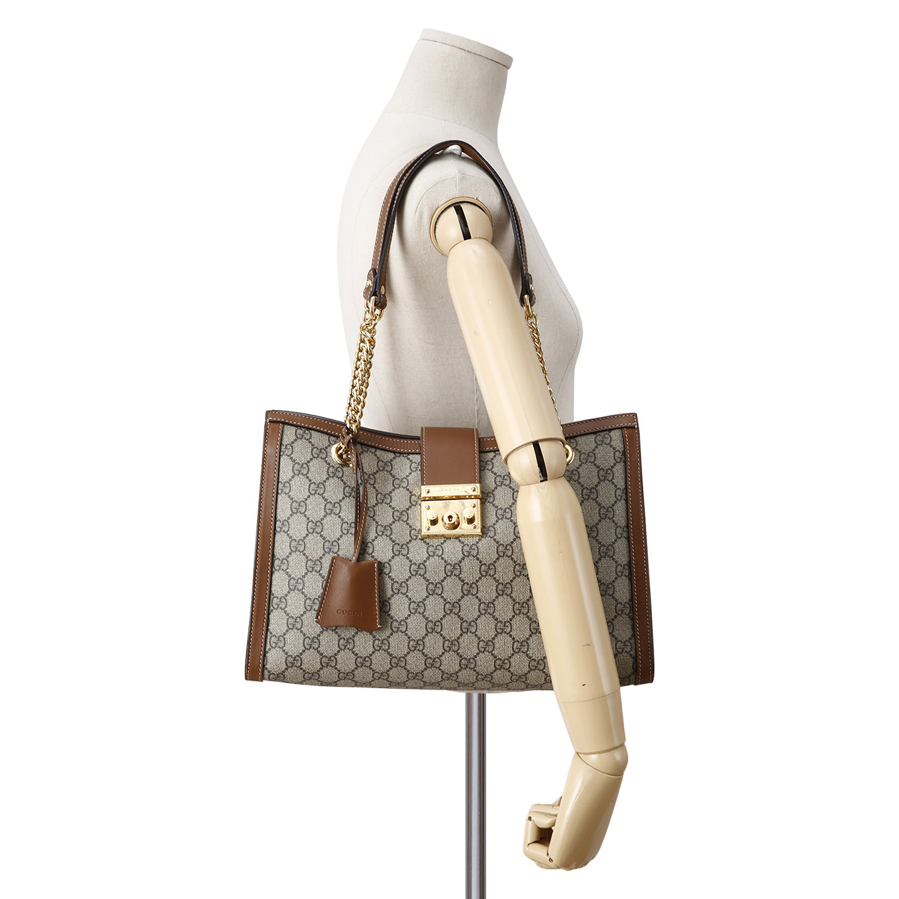 GUCCI(USED)구찌 479197 패드락 미디엄 GG 숄더백