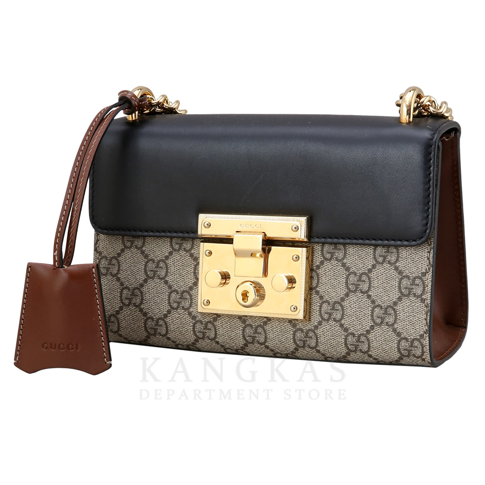 GUCCI(USED)구찌 409487 패드락 GG수프림 체인 숄더백