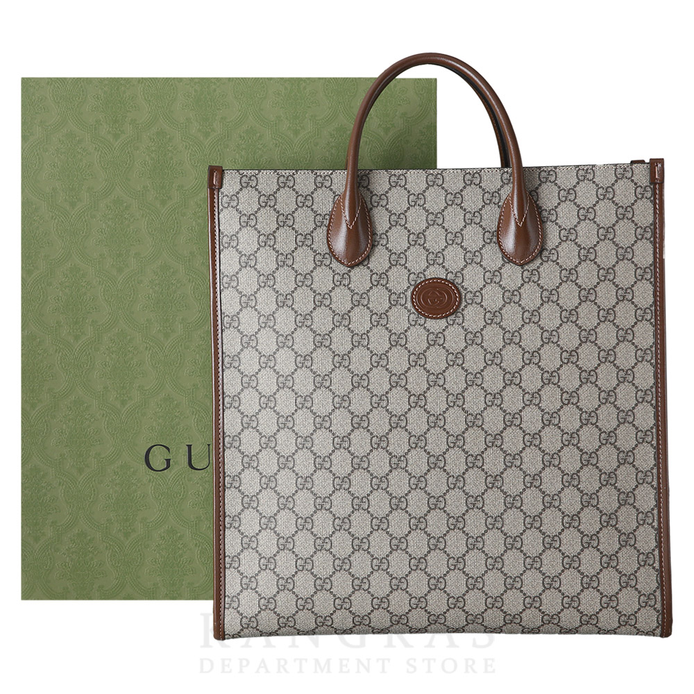 GUCCI(USED)구찌 674155 GG 인터로킹 토트겸 숄더백