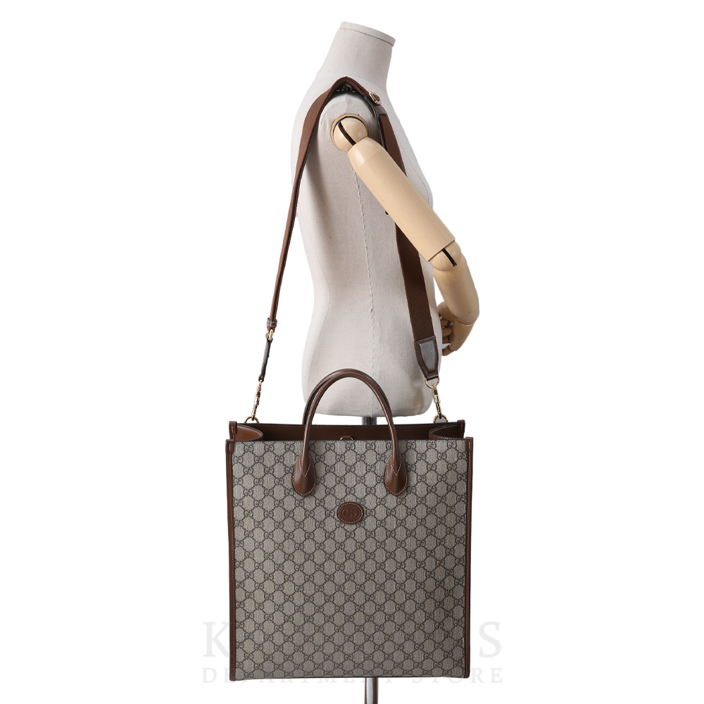 GUCCI(USED)구찌 674155 GG 인터로킹 토트겸 숄더백