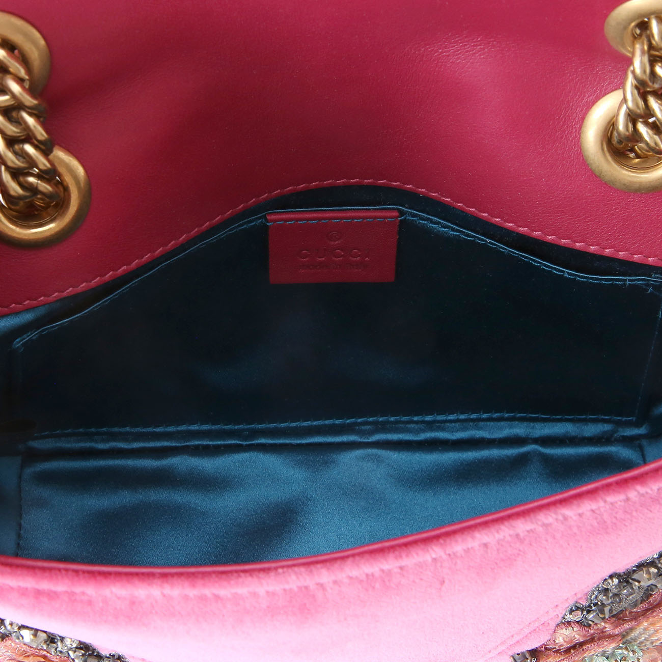 GUCCI(USED)구찌 446744 마틀라쎄 벨벳 미니 숄더백