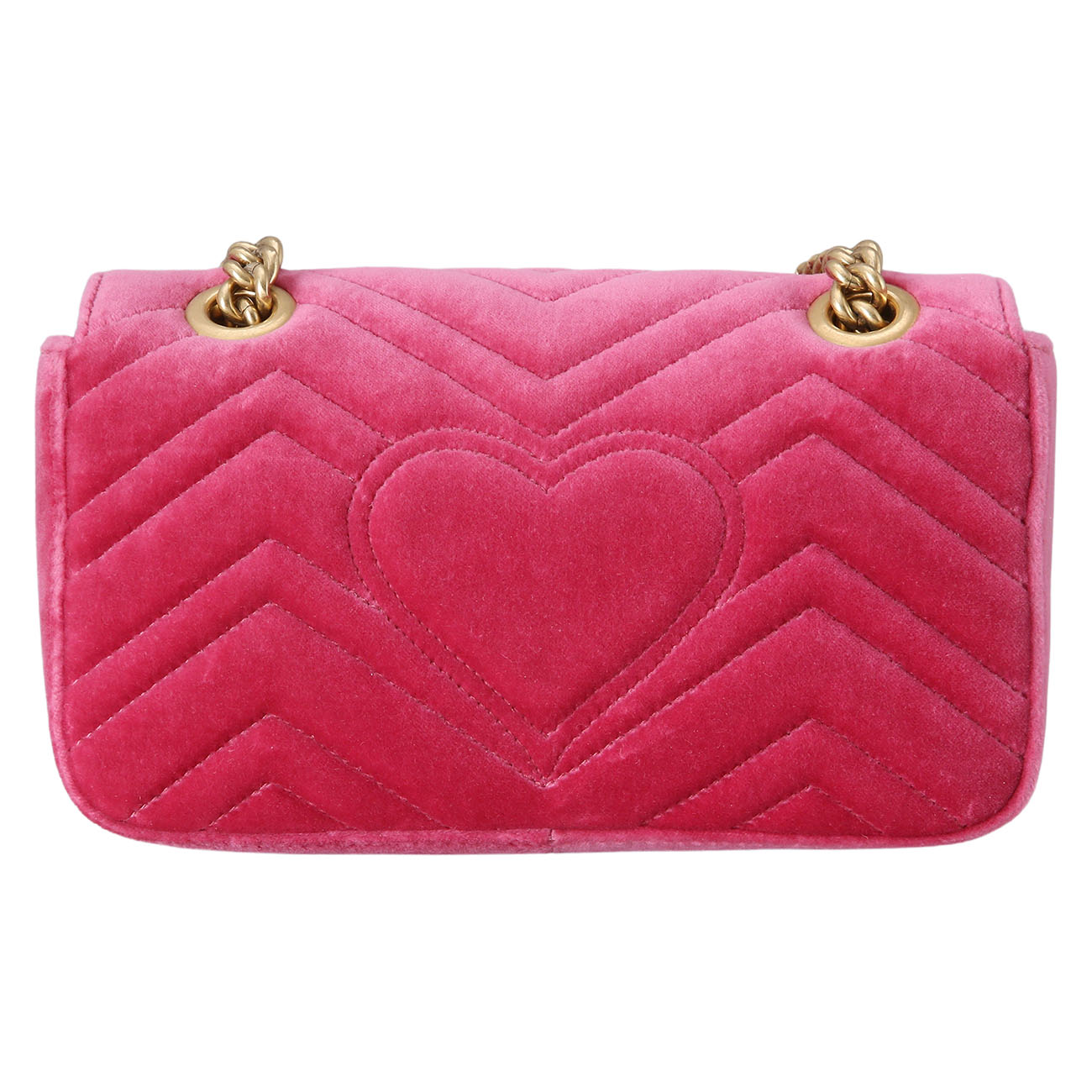 GUCCI(USED)구찌 446744 마틀라쎄 벨벳 미니 숄더백