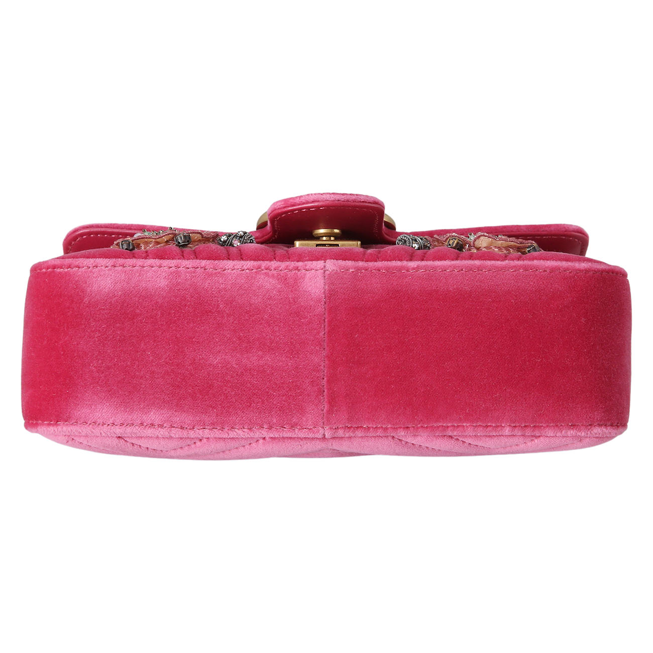 GUCCI(USED)구찌 446744 마틀라쎄 벨벳 미니 숄더백
