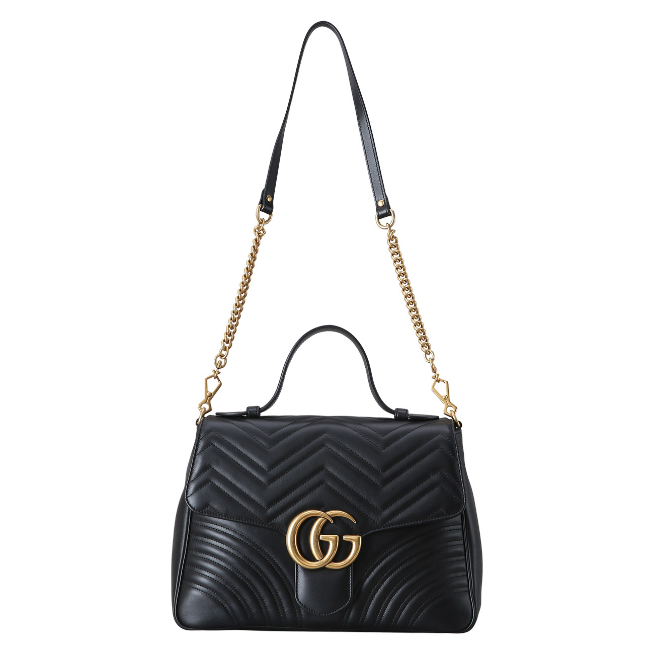 GUCCI(USED)구찌 498109 GG마몽 마틀라세 토트겸 숄더백