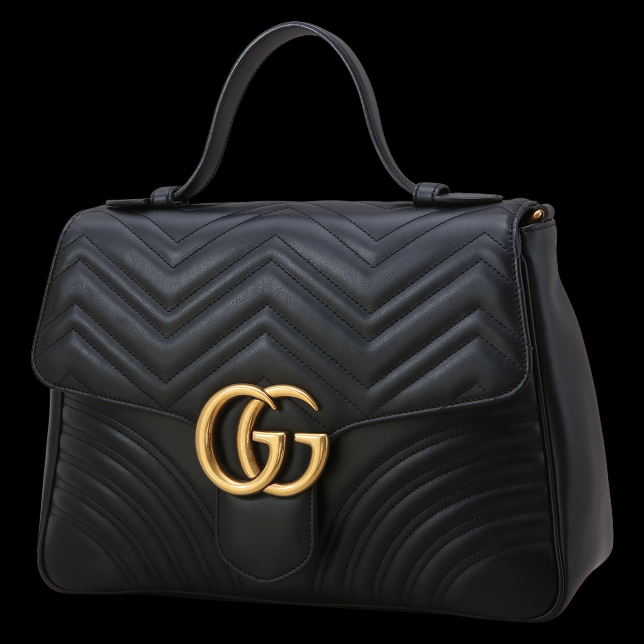 GUCCI(USED)구찌 498109 GG마몽 마틀라세 토트겸 숄더백