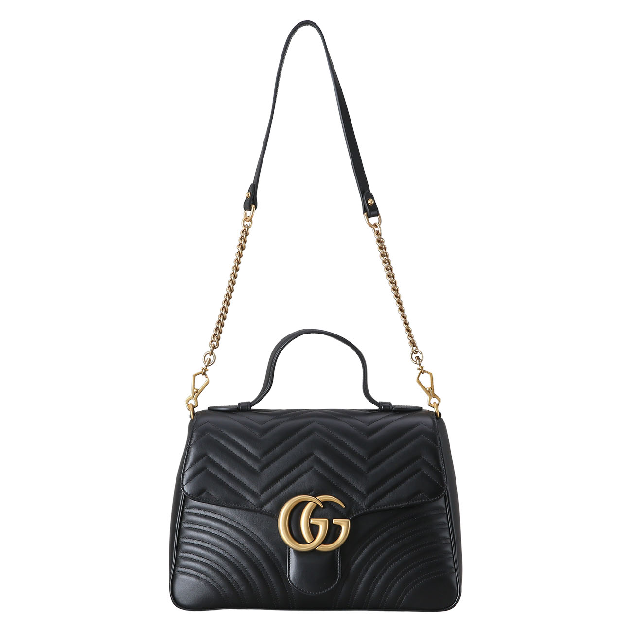 GUCCI(USED)구찌 498109 GG마몽 마틀라세 토트겸 숄더백