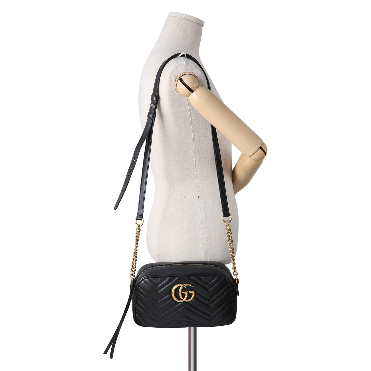 GUCCI(USED)구찌 447632 GG마몽 마틀라세 스몰 카메라백