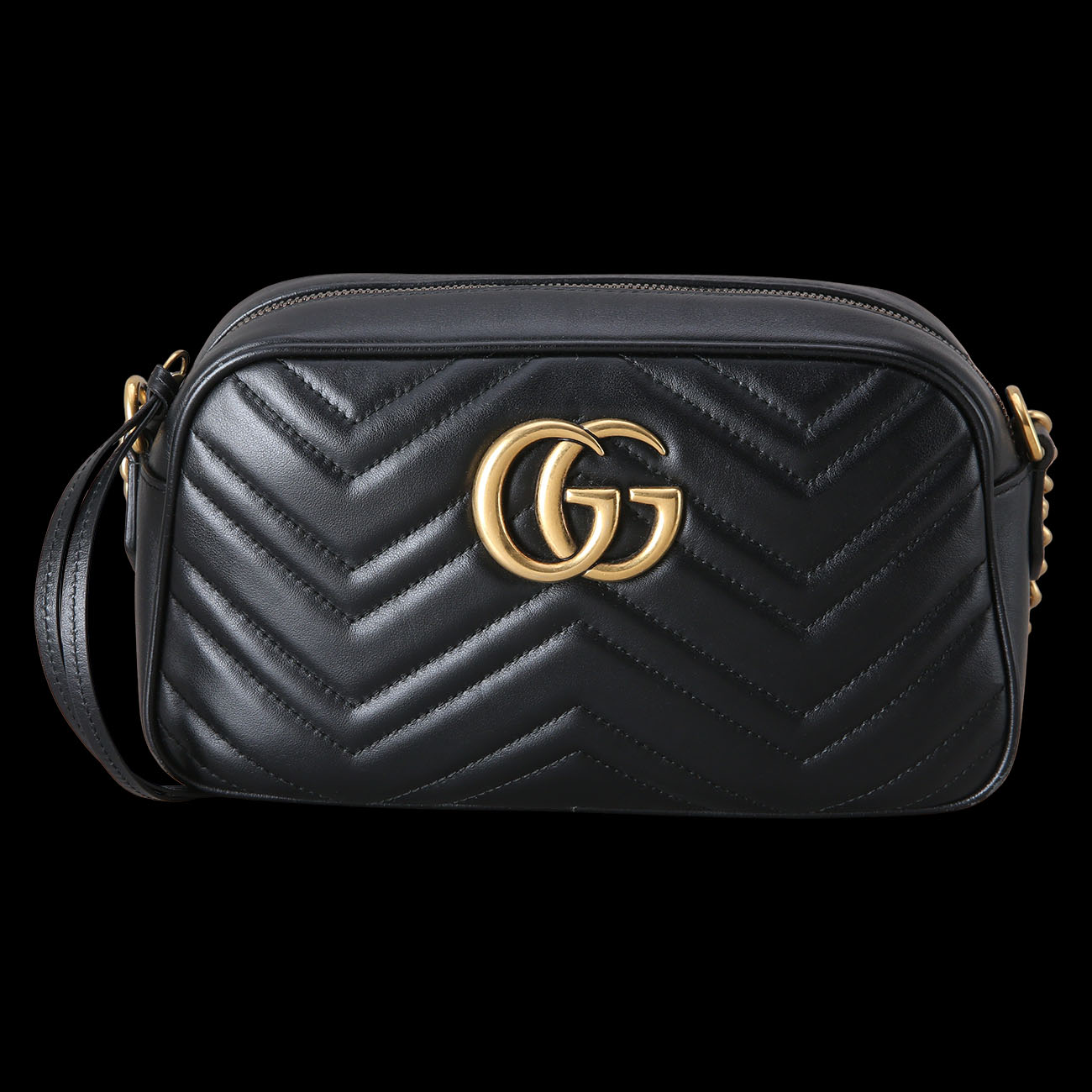 GUCCI(USED)구찌 447632 GG마몽 마틀라세 스몰 카메라백