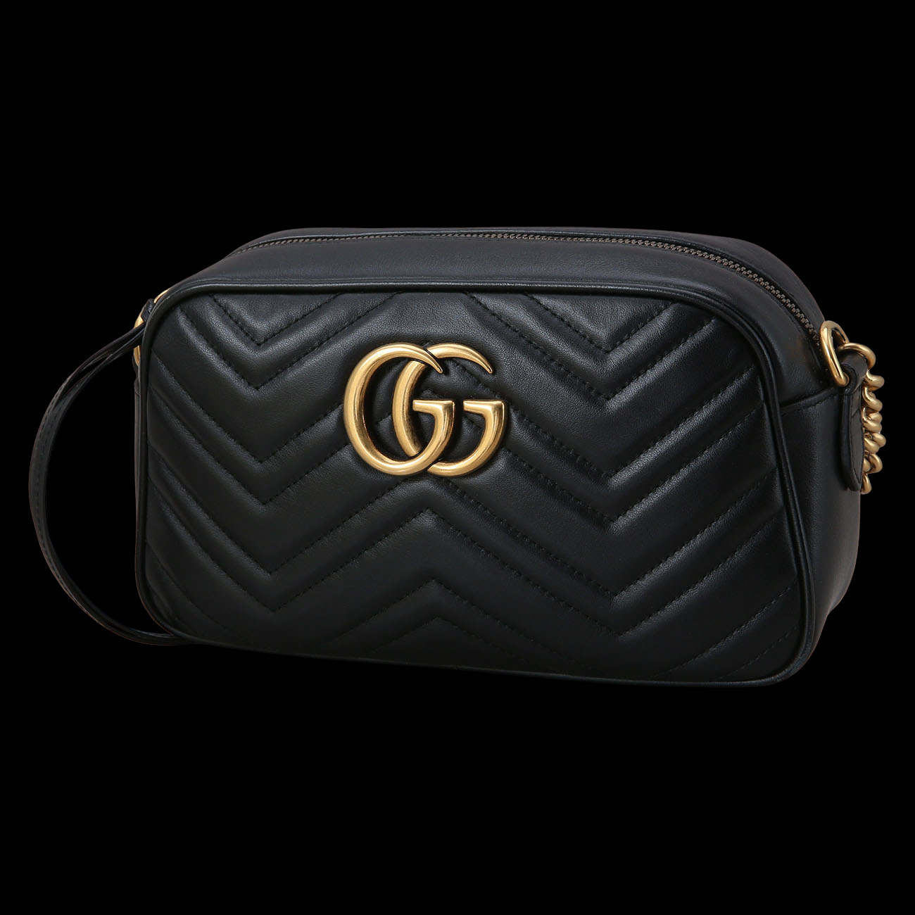 GUCCI(USED)구찌 447632 GG마몽 마틀라세 스몰 카메라백