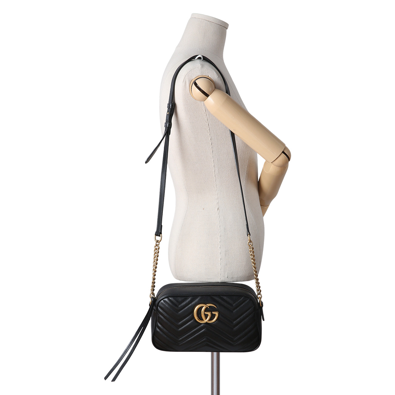 GUCCI(USED)K구찌 447632 GG마몽 마틀라세 스몰 카메라백