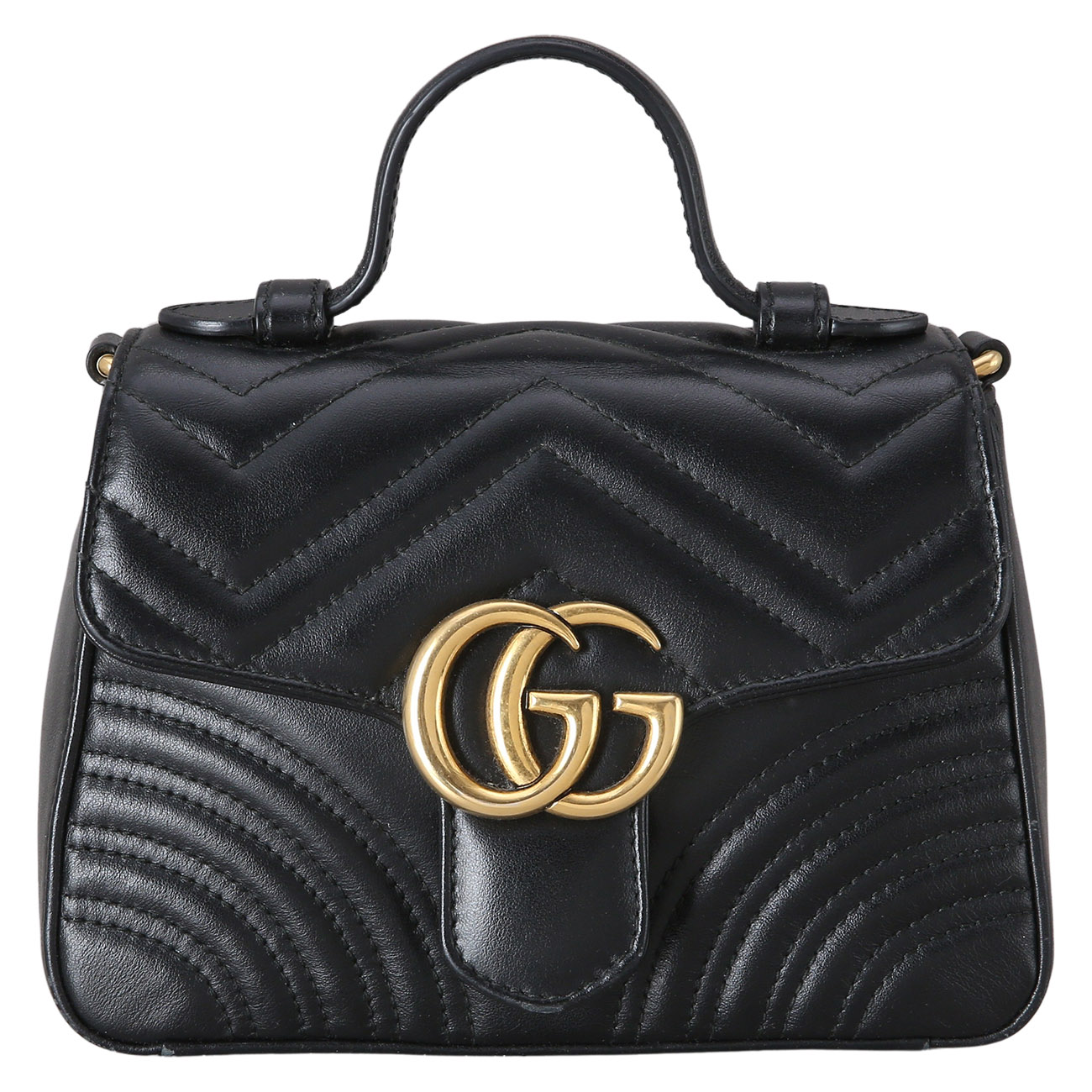 GUCCI(USED)구찌 547260 GG마몽 마틀라세 미니 탑 핸들백