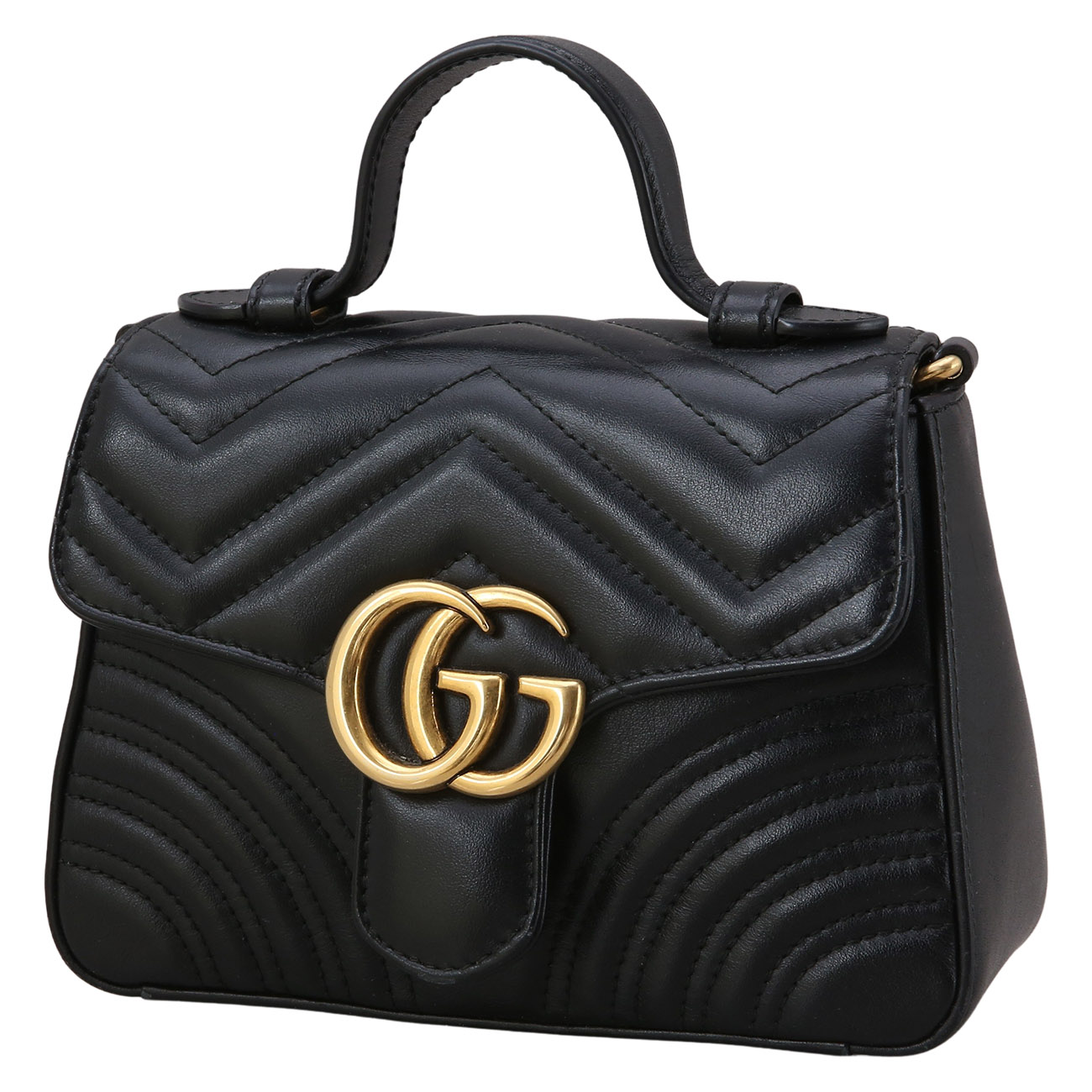 GUCCI(USED)구찌 547260 GG마몽 마틀라세 미니 탑 핸들백