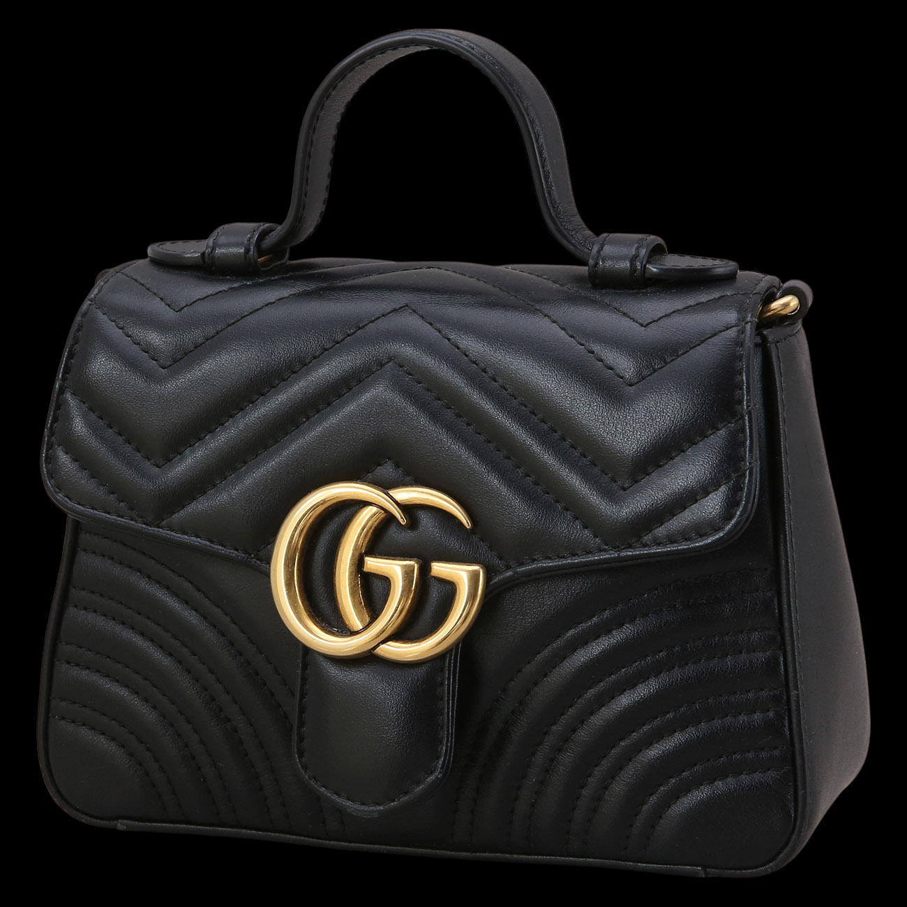 GUCCI(USED)구찌 547260 GG마몽 마틀라세 미니 탑 핸들백