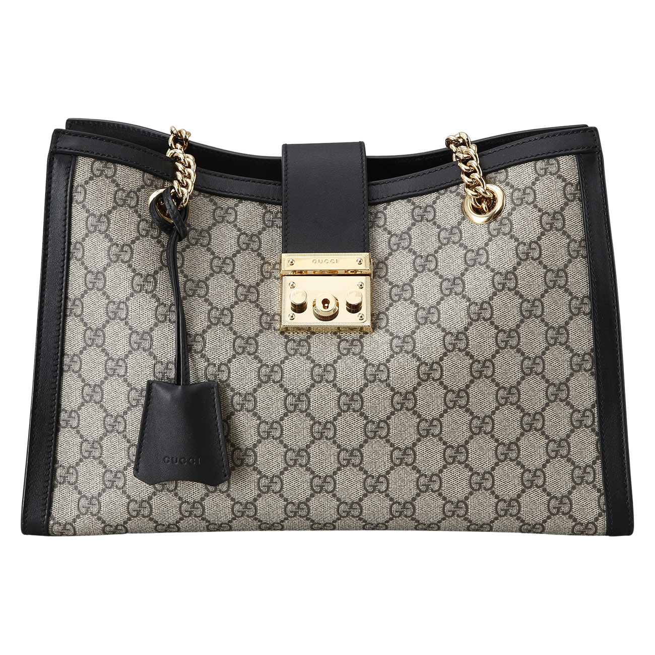 GUCCI(USED)구찌 479197 패드락 미디엄 GG 숄더백