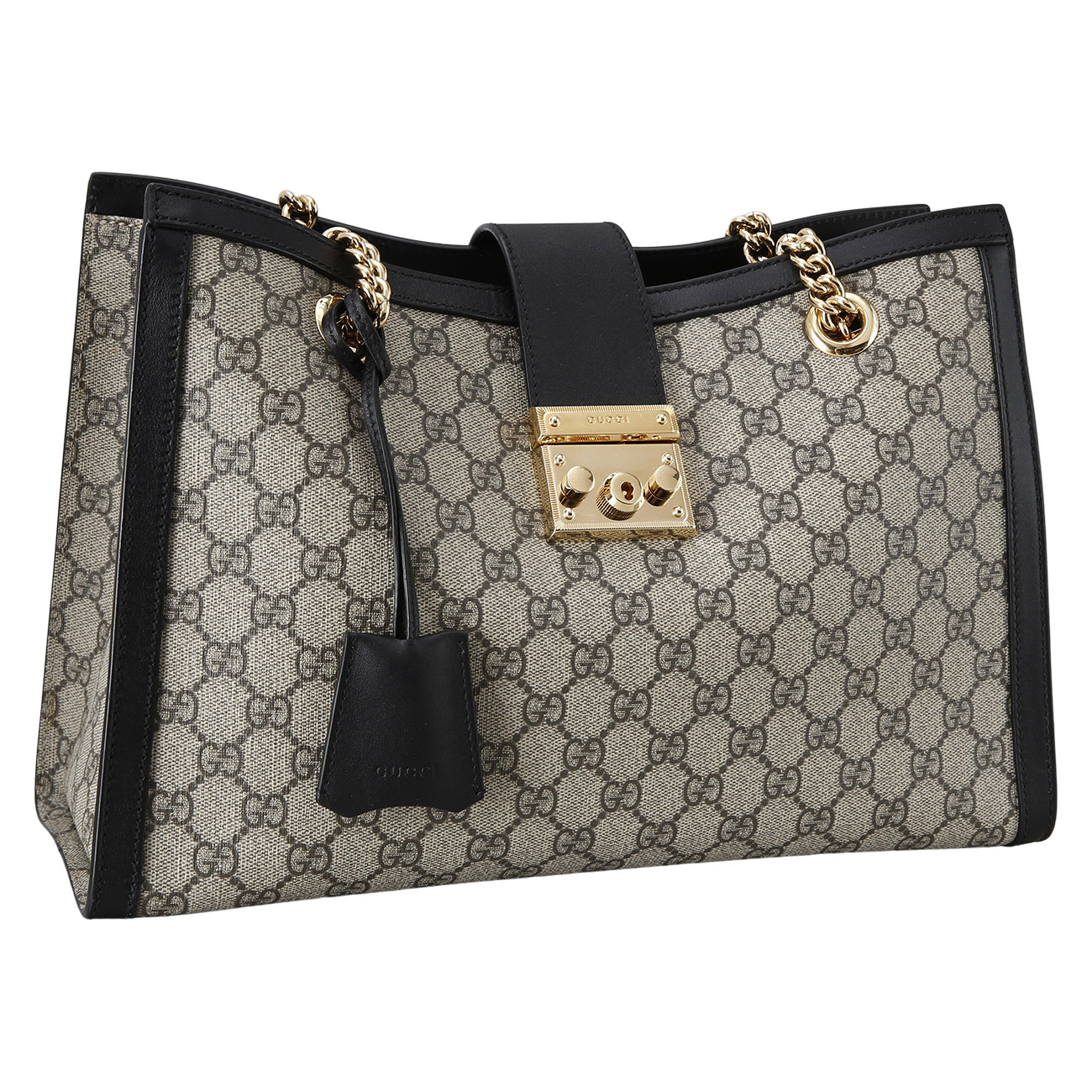 GUCCI(USED)구찌 479197 패드락 미디엄 GG 숄더백