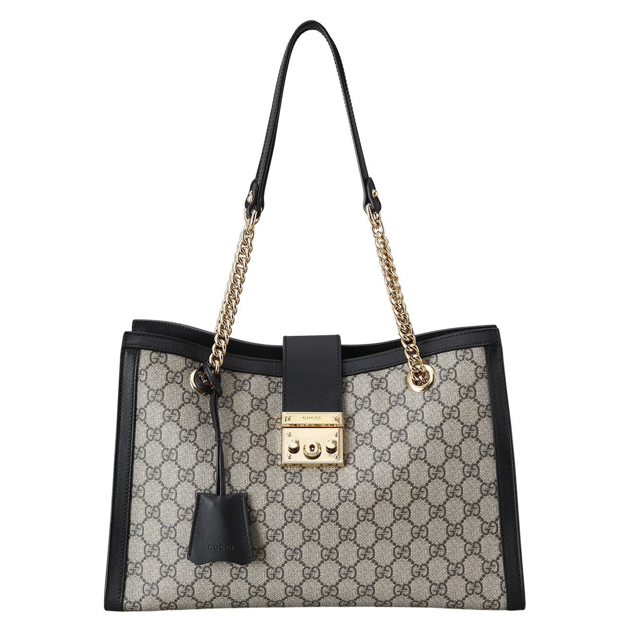 GUCCI(USED)구찌 479197 패드락 미디엄 GG 숄더백