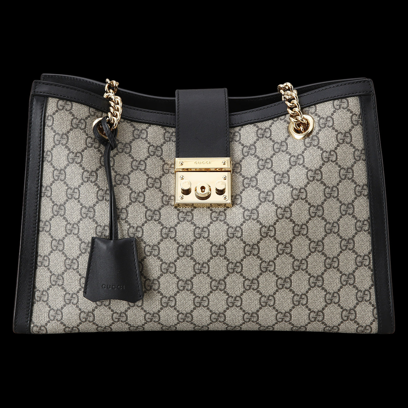 GUCCI(USED)구찌 479197 패드락 미디엄 GG 숄더백