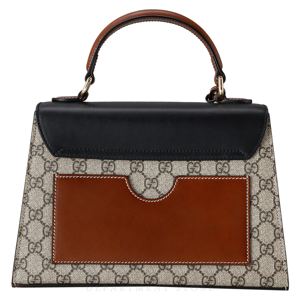 GUCCI(USED)구찌 453188 패드락 GG 탑 핸들백