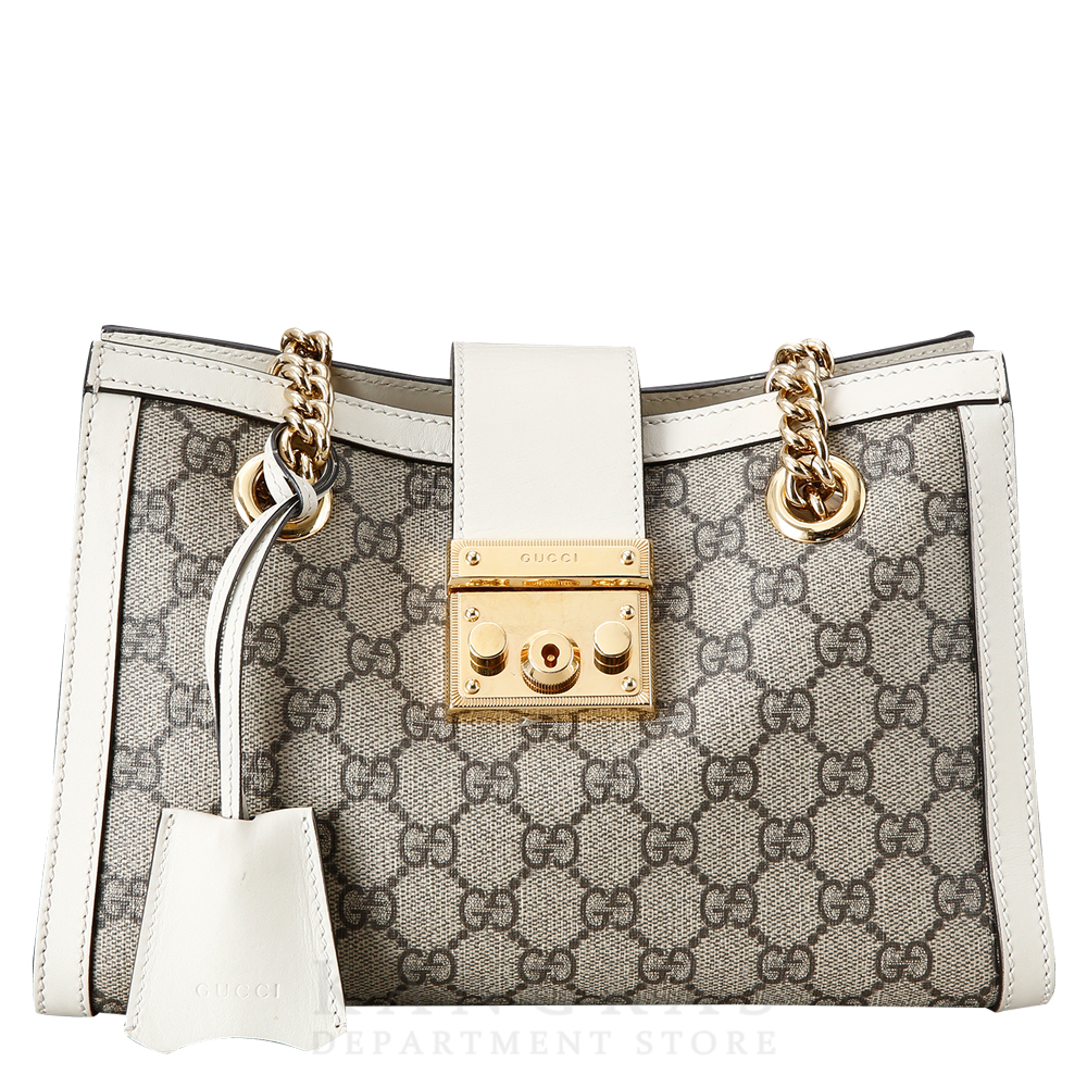 GUCCI(USED)구찌 498156 패드락 GG 체인 숄더백