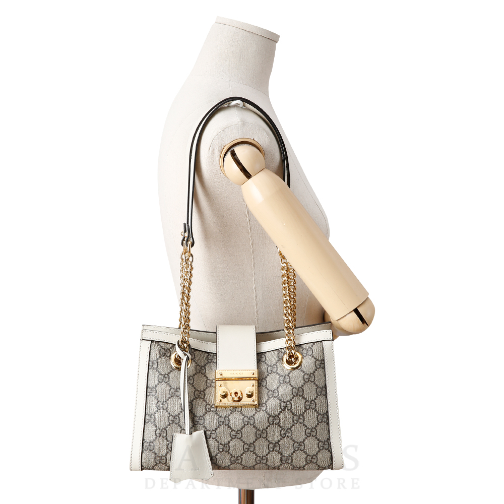 GUCCI(USED)구찌 498156 패드락 GG 체인 숄더백