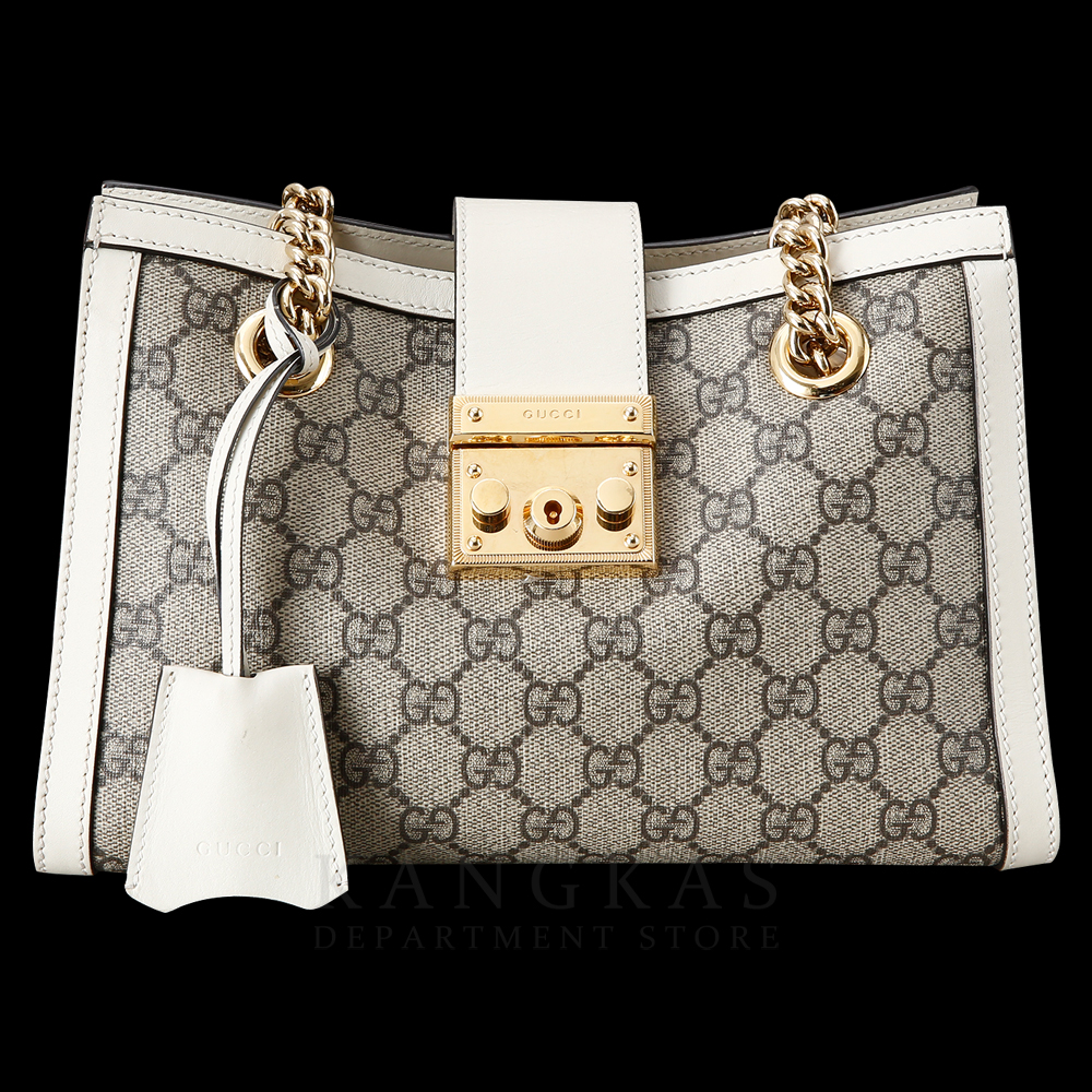 GUCCI(USED)구찌 498156 패드락 GG 체인 숄더백