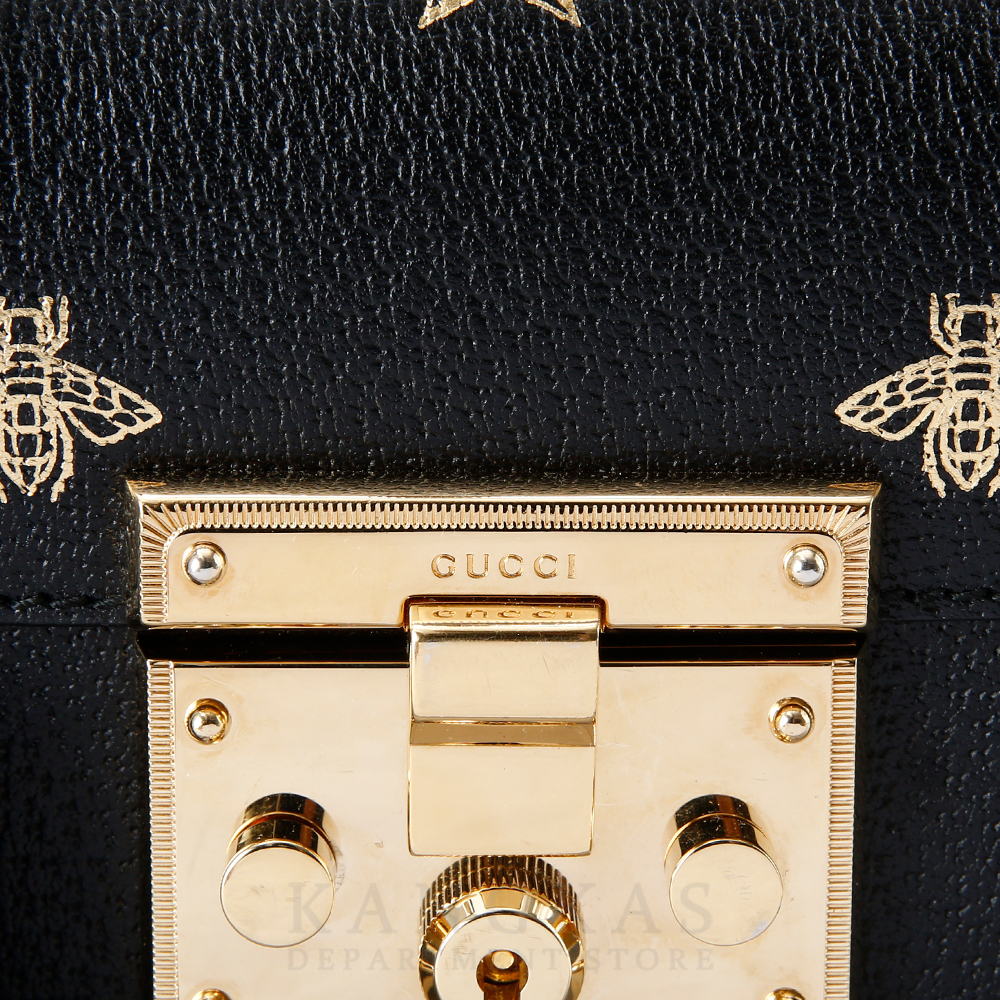 GUCCI(USED)구찌 432182 골드비 패드락 체인 숄더백