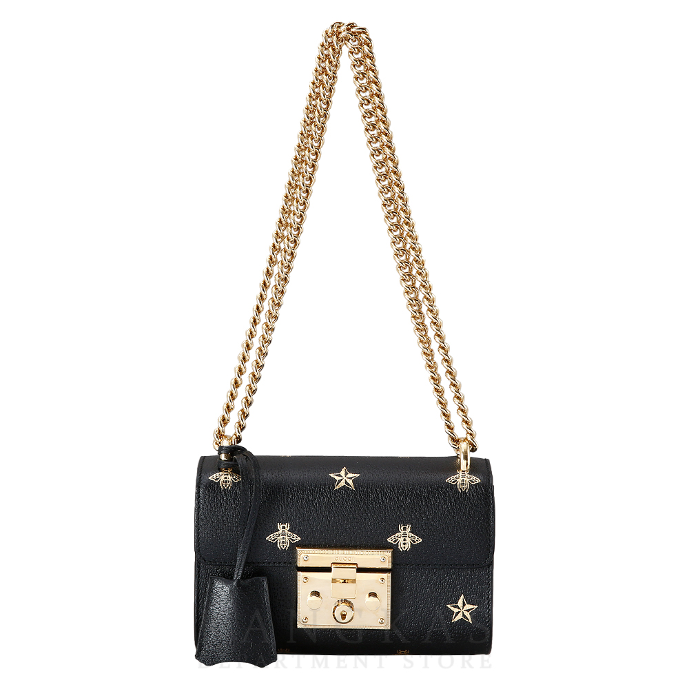 GUCCI(USED)구찌 432182 골드비 패드락 체인 숄더백