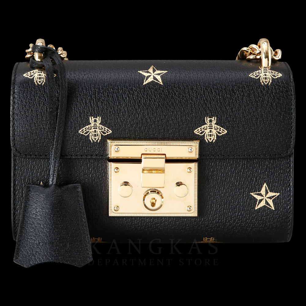 GUCCI(USED)구찌 432182 골드비 패드락 체인 숄더백