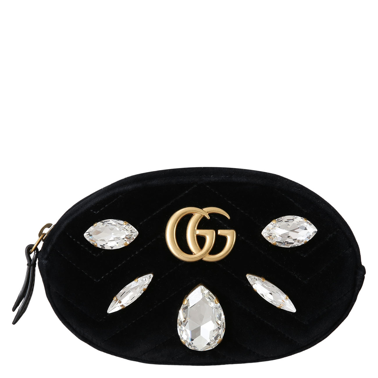 GUCCI(USED)구찌 476434 시즌 스웨이드 GG마몽 벨트백