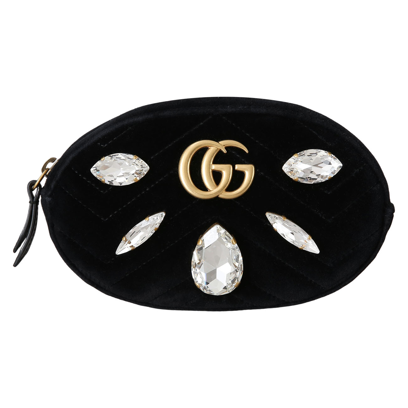 GUCCI(USED)구찌 476434 시즌 스웨이드 GG마몽 벨트백