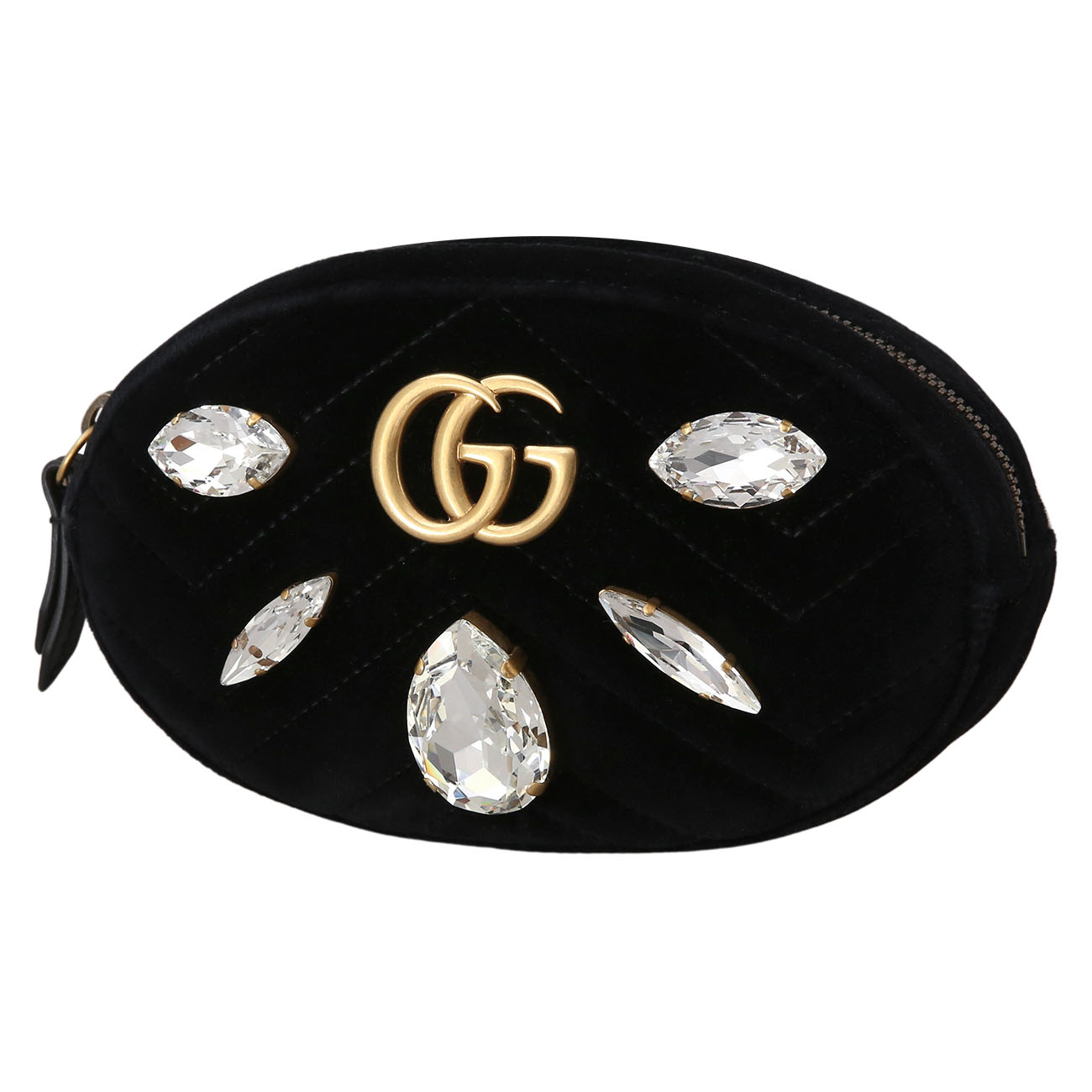 GUCCI(USED)구찌 476434 시즌 스웨이드 GG마몽 벨트백