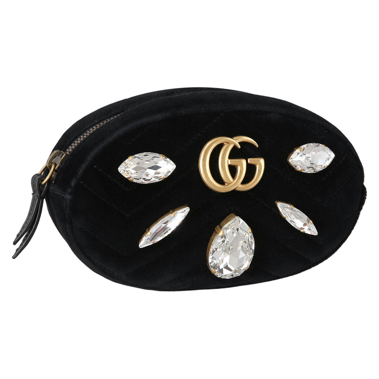 GUCCI(USED)구찌 476434 시즌 스웨이드 GG마몽 벨트백