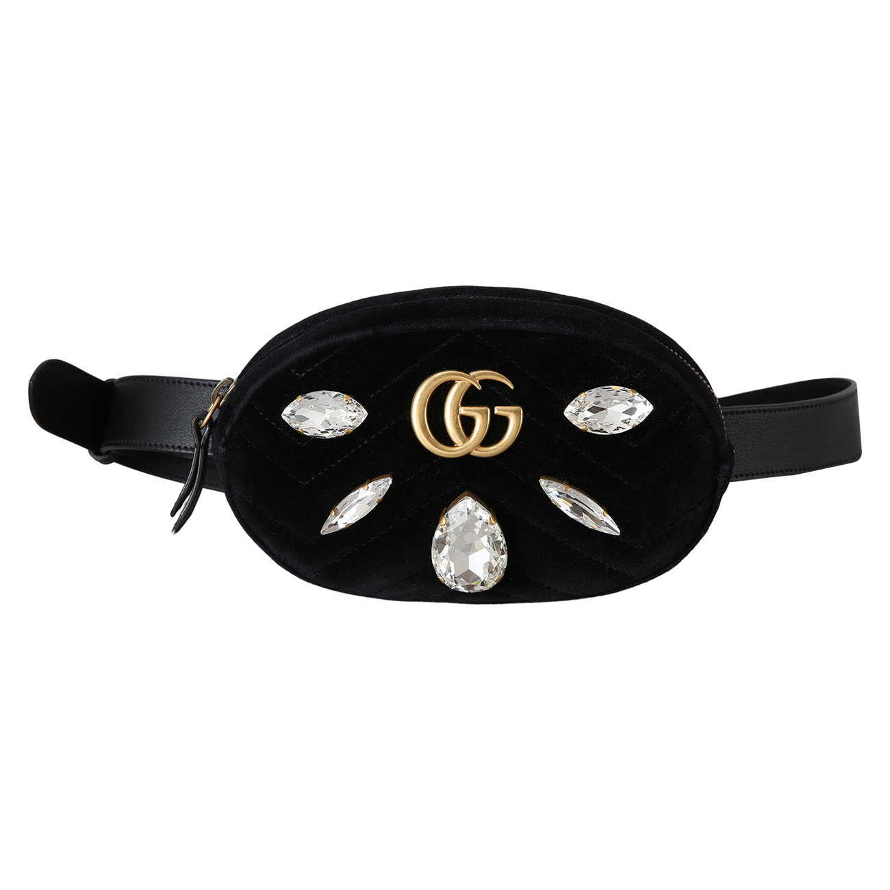 GUCCI(USED)구찌 476434 시즌 스웨이드 GG마몽 벨트백