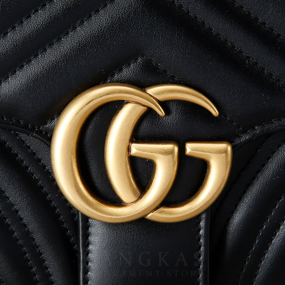 GUCCI(USED)구찌 498079 GG마몽 마틀라세 플랩 클러치