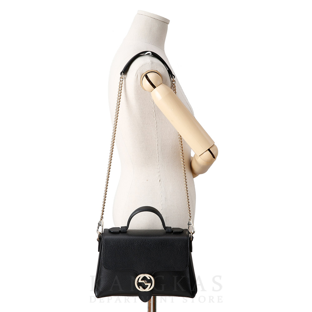 GUCCI(USED)구찌 510302 인터로킹 탑 핸들 체인백