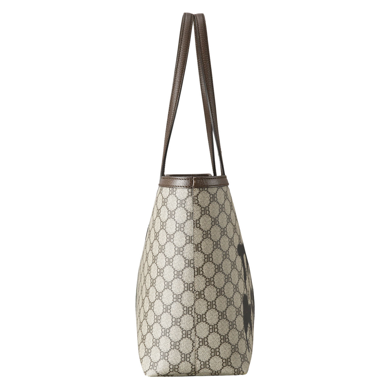 GUCCI(USED)구찌 680125 발렌시아가 콜라보 해커 그래피티 쇼퍼백