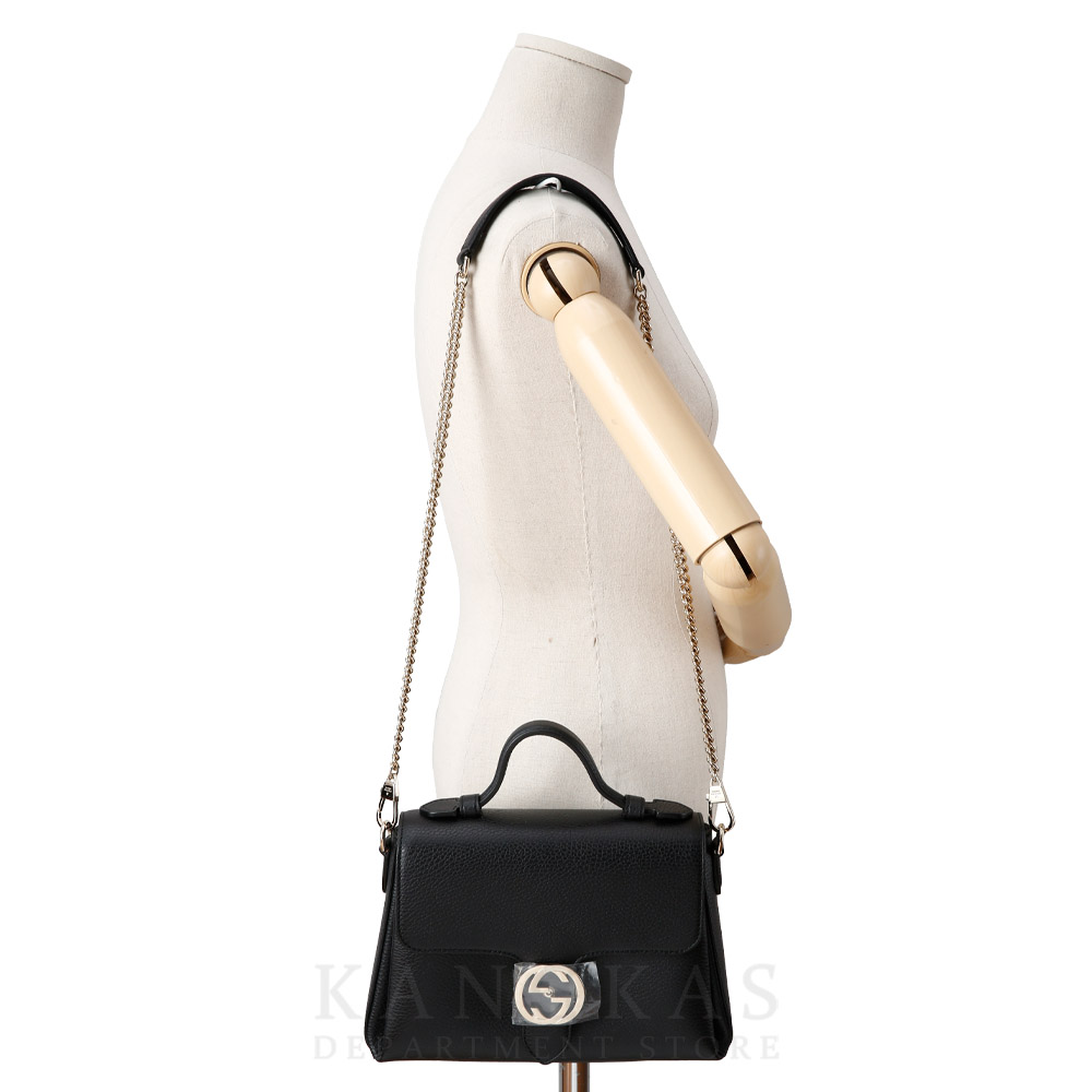 GUCCI(USED)구찌 510302 인터로킹 탑 핸들 체인백