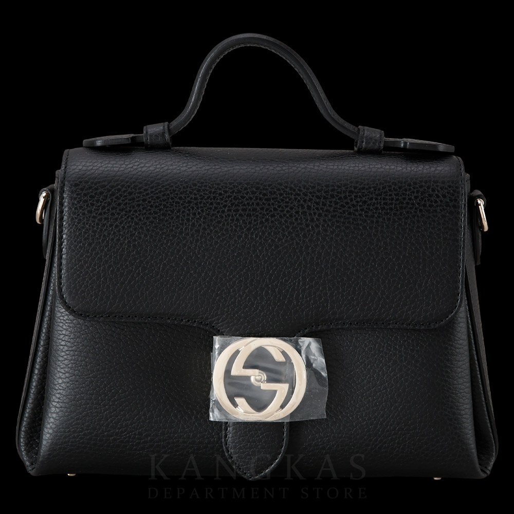 GUCCI(USED)구찌 510302 인터로킹 탑 핸들 체인백