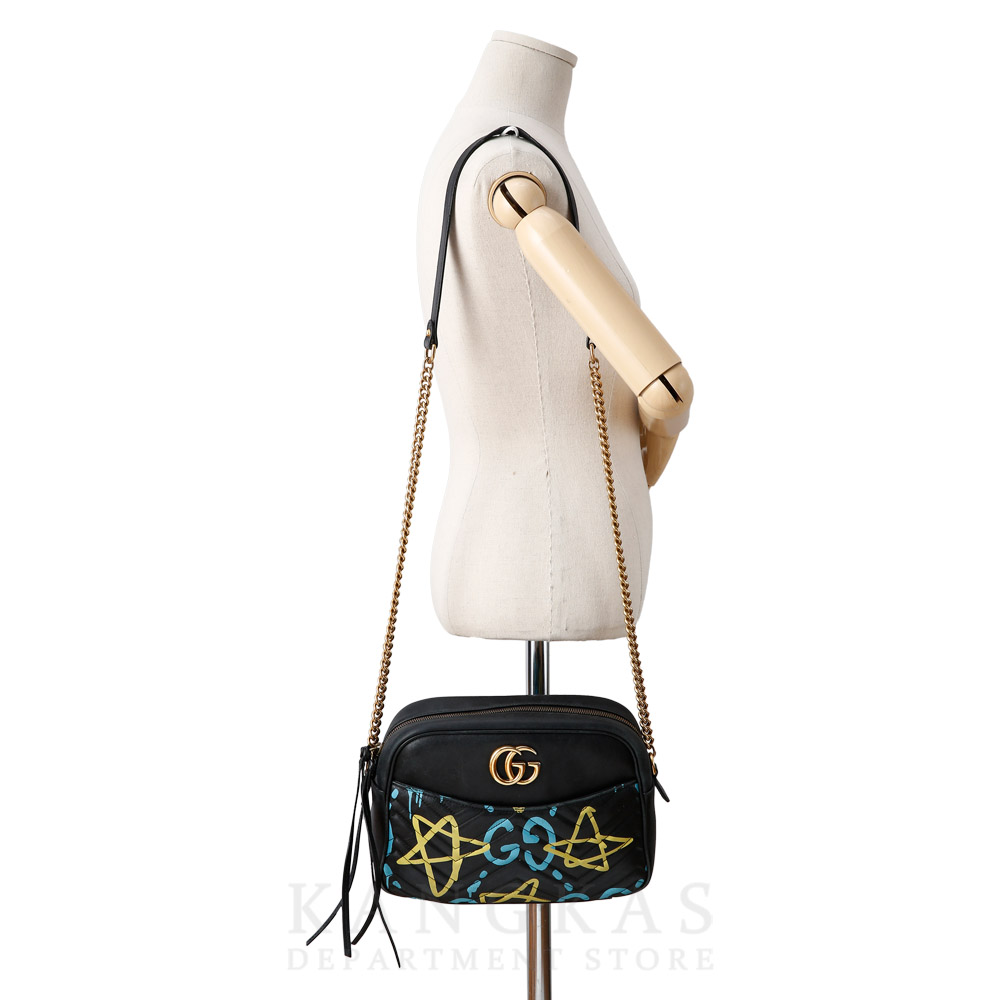GUCCI(USED)구찌 443499 GG마몽 마틀라세 고스트 스타 크로스백